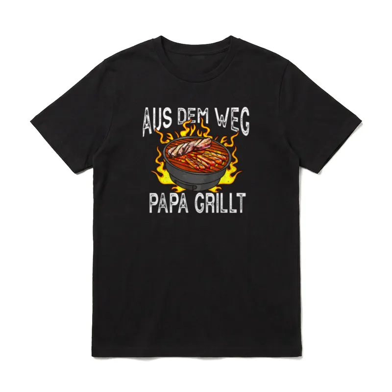 Barbecue Grill Kugelgrill Lustiges T-Shirt – Klassisches T-Shirt in Schwarz