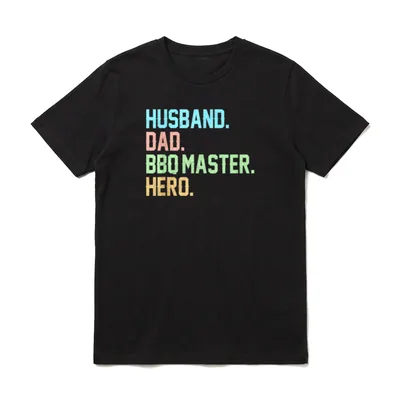 Ehemann papa BBQ Meister T-Shirt – Klassisches T-Shirt in Schwarz