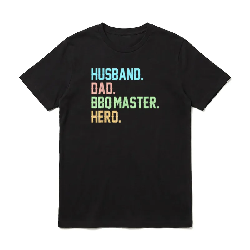 Ehemann papa BBQ Meister T-Shirt – Klassisches T-Shirt in Schwarz