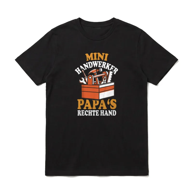 Mini Handwerker Papas rechte T-Shirt – Klassisches T-Shirt in Schwarz