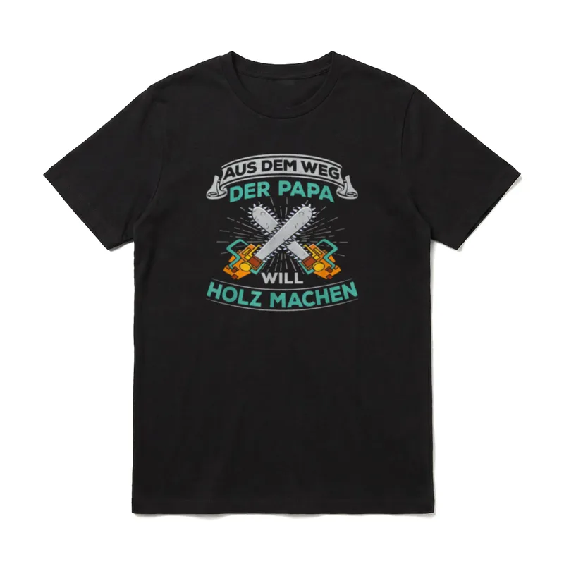 Aus dem weg T-Shirt – Klassisches T-Shirt in Schwarz