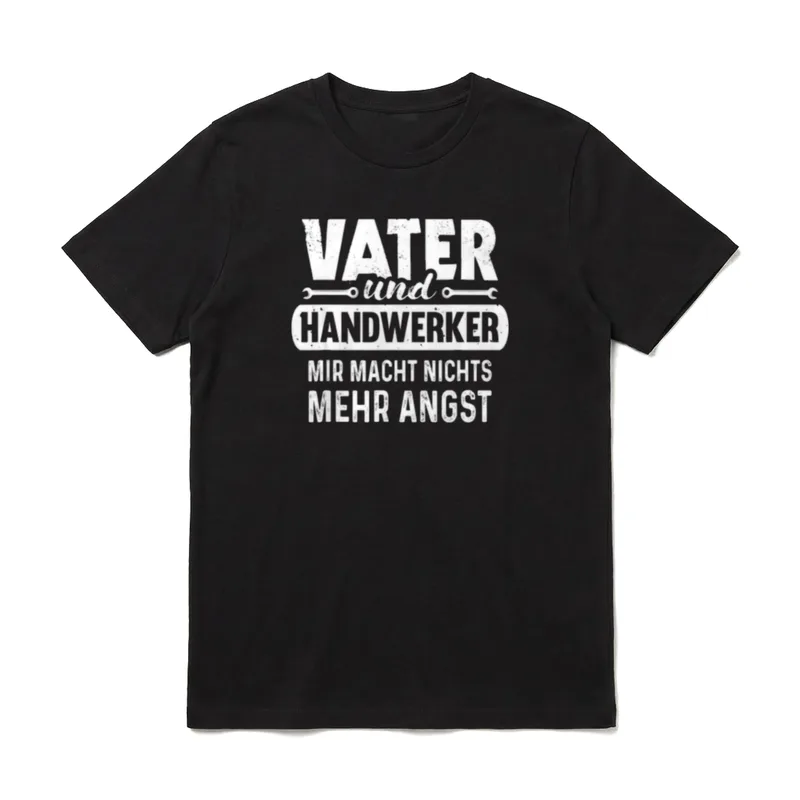 Handwerker Vater Handwerk Lustiges T-Shirt – Klassisches T-Shirt in Schwarz