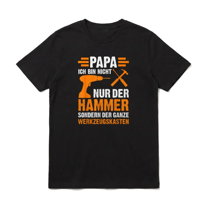 Handwerker Papa Hausmeister T-Shirt – Klassisches T-Shirt in Schwarz