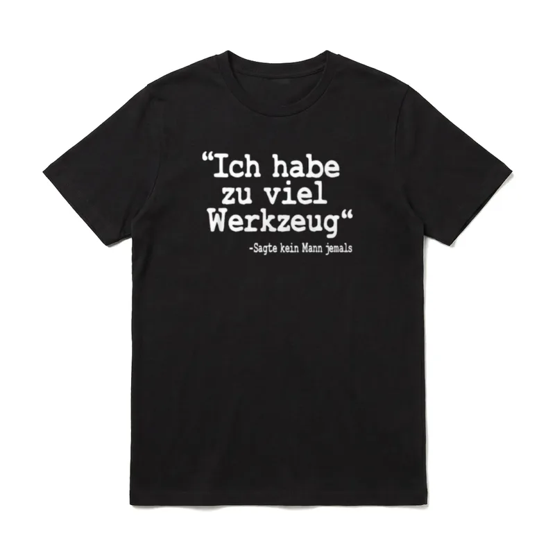Handwerker Werkzeug Lustig KFZ T-Shirt – Klassisches T-Shirt in Schwarz