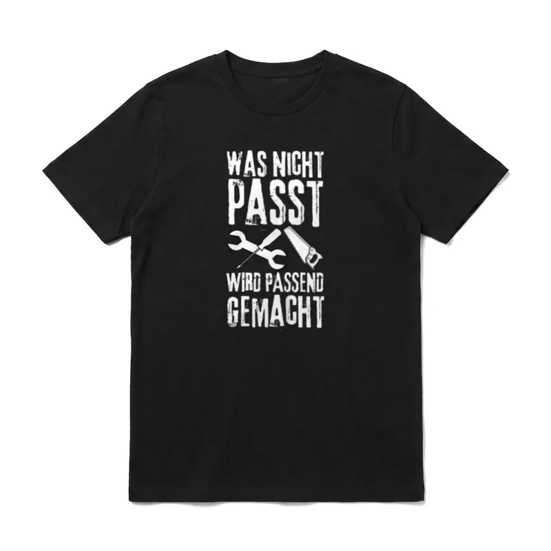 Heimwerker Spruch Handwerker Heimwerkerkönig T-Shirt – Klassisches T-Shirt in Schwarz