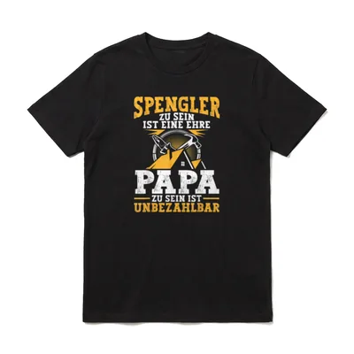 Klempner Papa eine Ehre T-Shirt – Klassisches T-Shirt in Schwarz