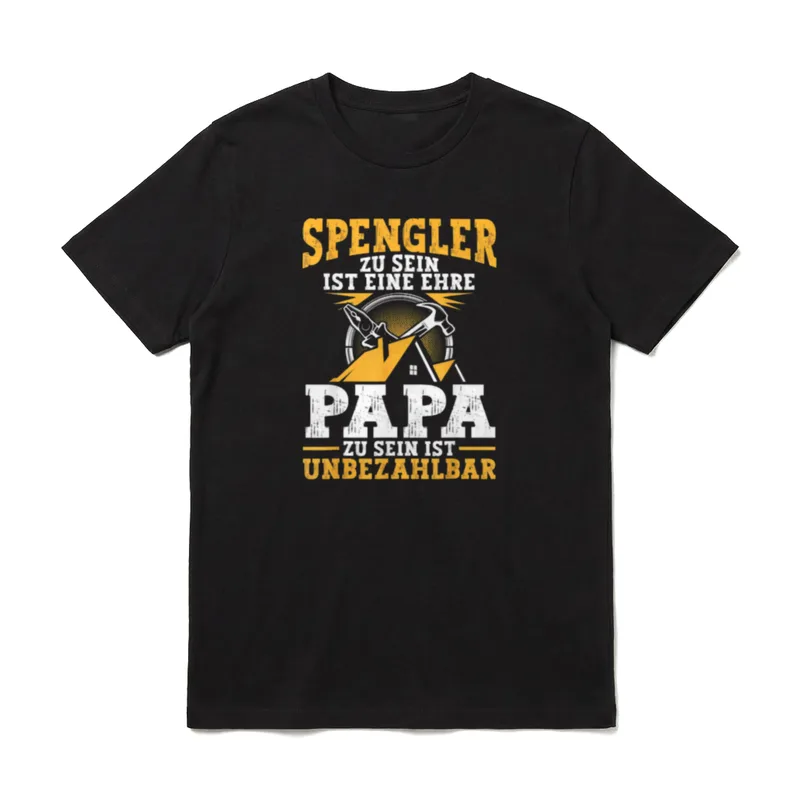 Klempner Papa eine Ehre T-Shirt – Klassisches T-Shirt in Schwarz