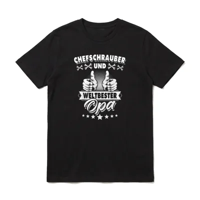 Opa Schrauber Großvater Bester T-Shirt – Klassisches T-Shirt in Schwarz