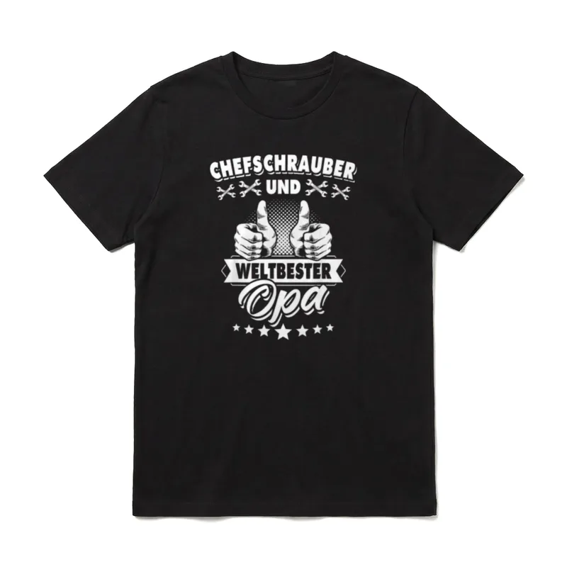 Opa Schrauber Großvater Bester T-Shirt – Klassisches T-Shirt in Schwarz