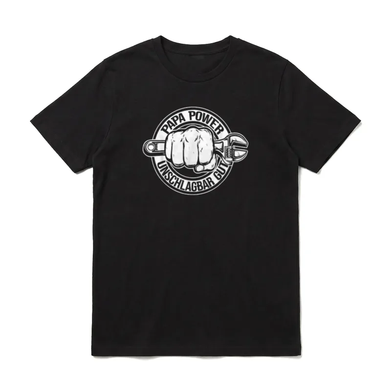 Papa Vater Handwerker Mechaniker T-Shirt – Klassisches T-Shirt in Schwarz