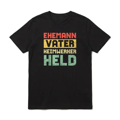 Ehemann Vater Heimwerker Held T-Shirt – Klassisches T-Shirt in Schwarz
