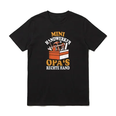 Mini Handwerker Opas rechte T-Shirt – Klassisches T-Shirt in Schwarz