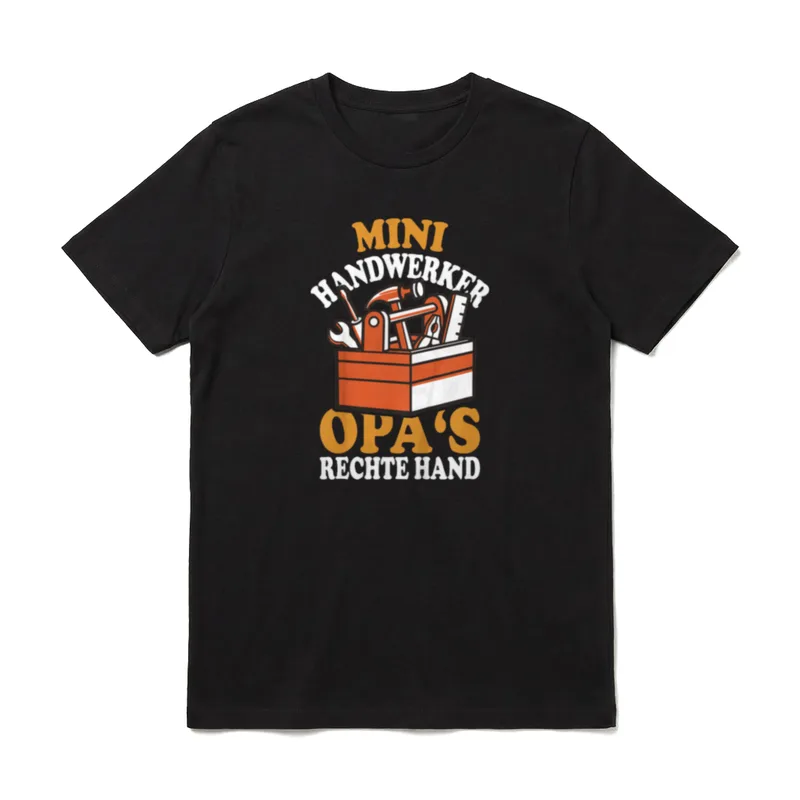 Mini Handwerker Opas rechte T-Shirt – Klassisches T-Shirt in Schwarz