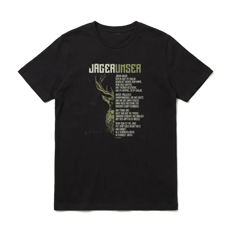 Lustige Jäger Bekleidung Jagdkleidung T-Shirt – Klassisches T-Shirt in Schwarz