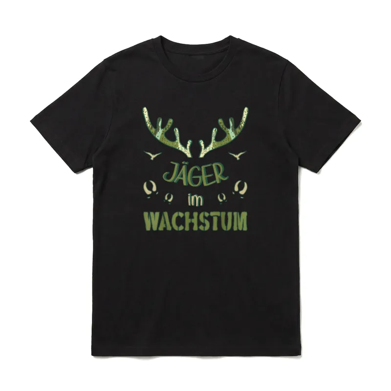 Jagd Papa und Sohn T-Shirt – Klassisches T-Shirt in Schwarz