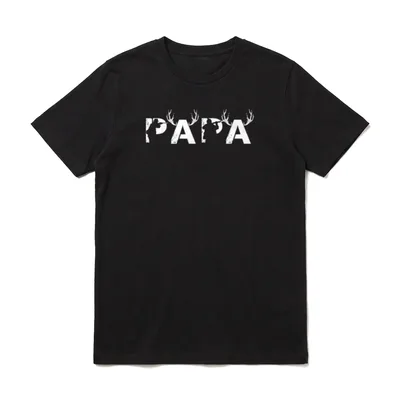 Jagen Papa Jagd Vatertag T-Shirt – Klassisches T-Shirt in Schwarz