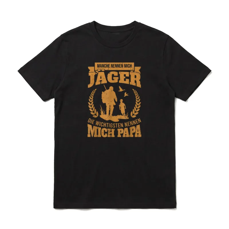 Jagd Lustiges Manche Nennen T-Shirt – Klassisches T-Shirt in Schwarz