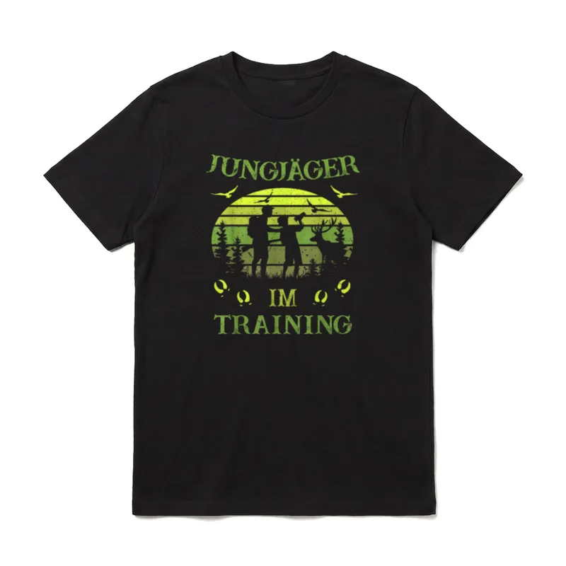 Jäger Papa und Sohn Jungjäger T-Shirt – Klassisches T-Shirt in Schwarz
