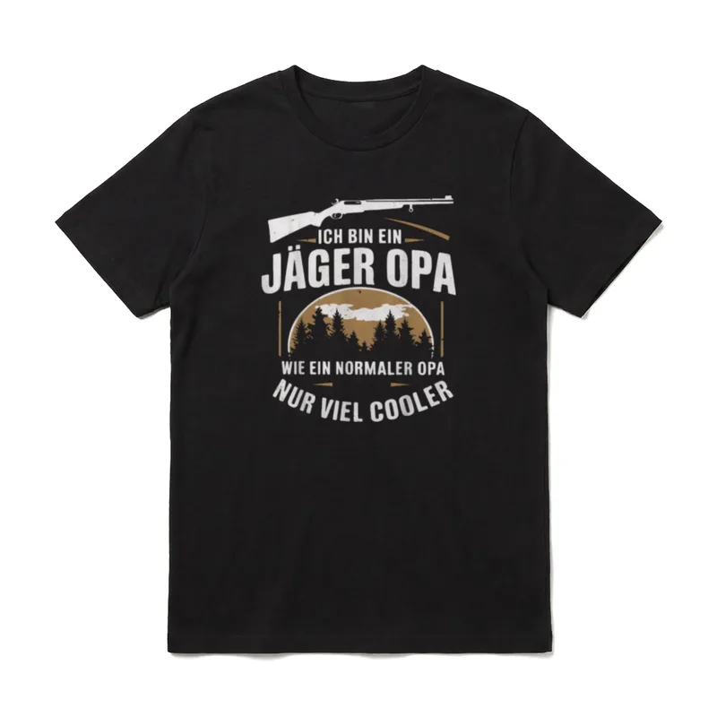 Ich bin ein Jäger T-Shirt – Klassisches T-Shirt in Schwarz