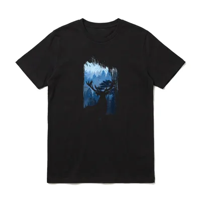 Hirschjäger Vater Jagen Jäger Jagd T-Shirt – Klassisches T-Shirt in Schwarz
