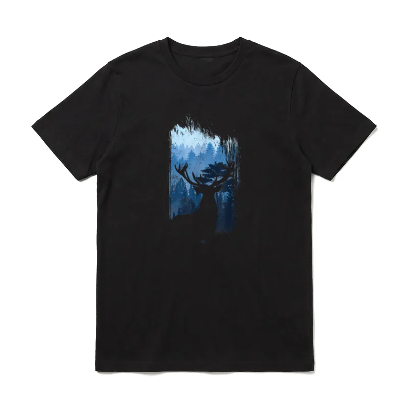 Hirschjäger Vater Jagen Jäger Jagd T-Shirt – Klassisches T-Shirt in Schwarz