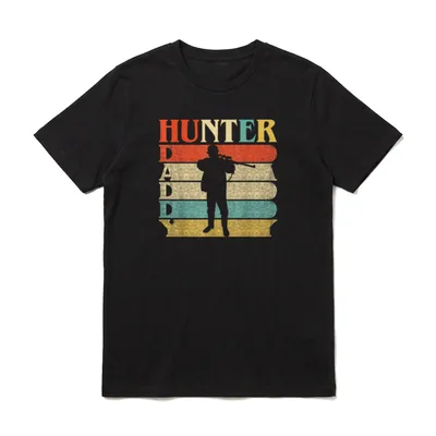 Retro Vintager Vati-Jäger-lustiges Vati T-Shirt – Klassisches T-Shirt in Schwarz