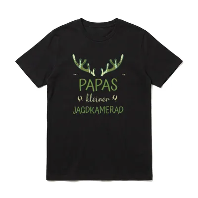 Jäger Sohn Papas Kleiner T-Shirt – Klassisches T-Shirt in Schwarz