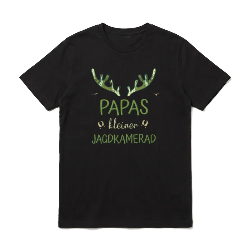 Jäger Sohn Papas Kleiner T-Shirt – Klassisches T-Shirt in Schwarz