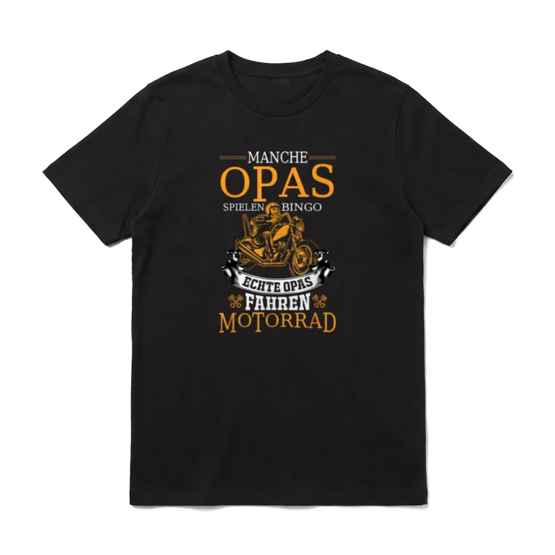 T-Shirt Sprüche Männer Motorrad – Klassisches T-Shirt in Schwarz