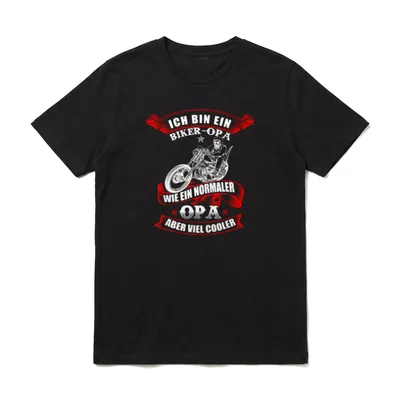 Enduro Lustig Bikerstyle Chopper T-Shirt – Klassisches T-Shirt in Schwarz