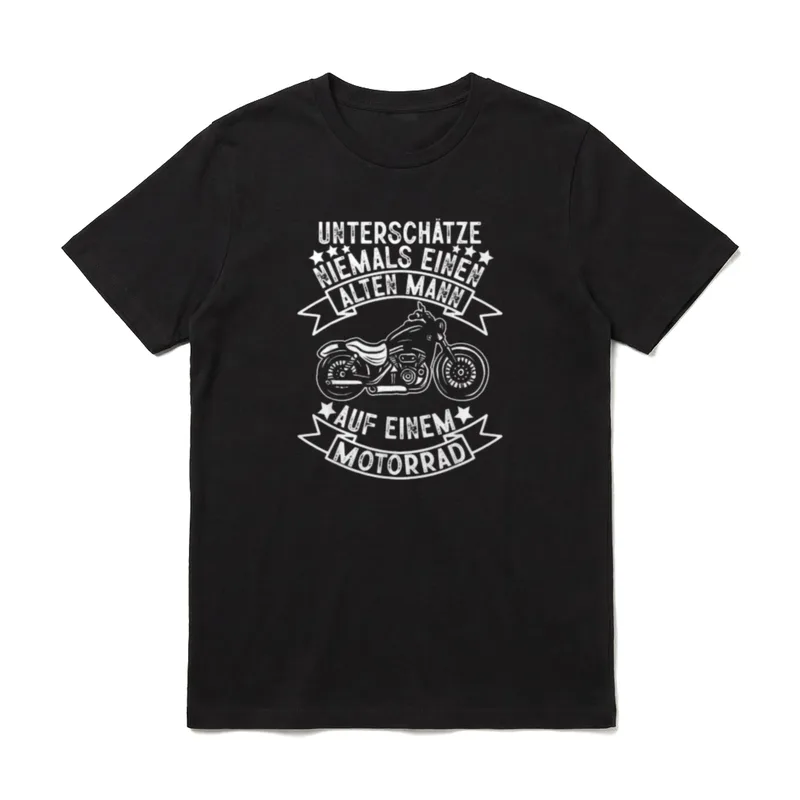 Unterschätze Niemals Alten T-Shirt – Klassisches T-Shirt in Schwarz