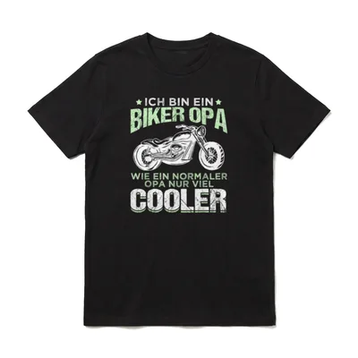 Lustig Motorrad Ich bin T-Shirt – Klassisches T-Shirt in Schwarz