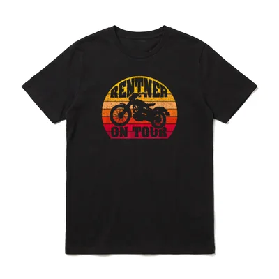 Rentner on Tour Senioren T-Shirt – Klassisches T-Shirt in Schwarz