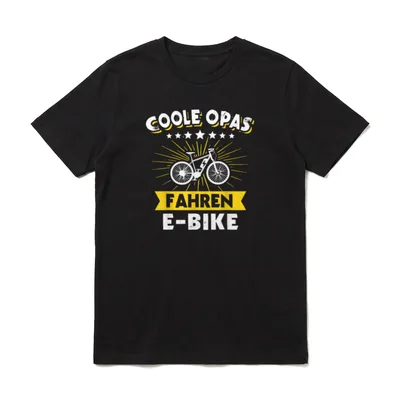 Ebike Opa Elektrofahrrad Zubehör T-Shirt – Klassisches T-Shirt in Schwarz