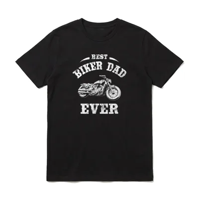 Papa Motorrad Opa Motorradfahrer T-Shirt – Klassisches T-Shirt in Schwarz