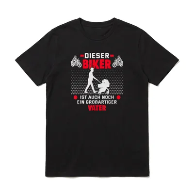 Vatertag Dieser Biker ist T-Shirt – Klassisches T-Shirt in Schwarz
