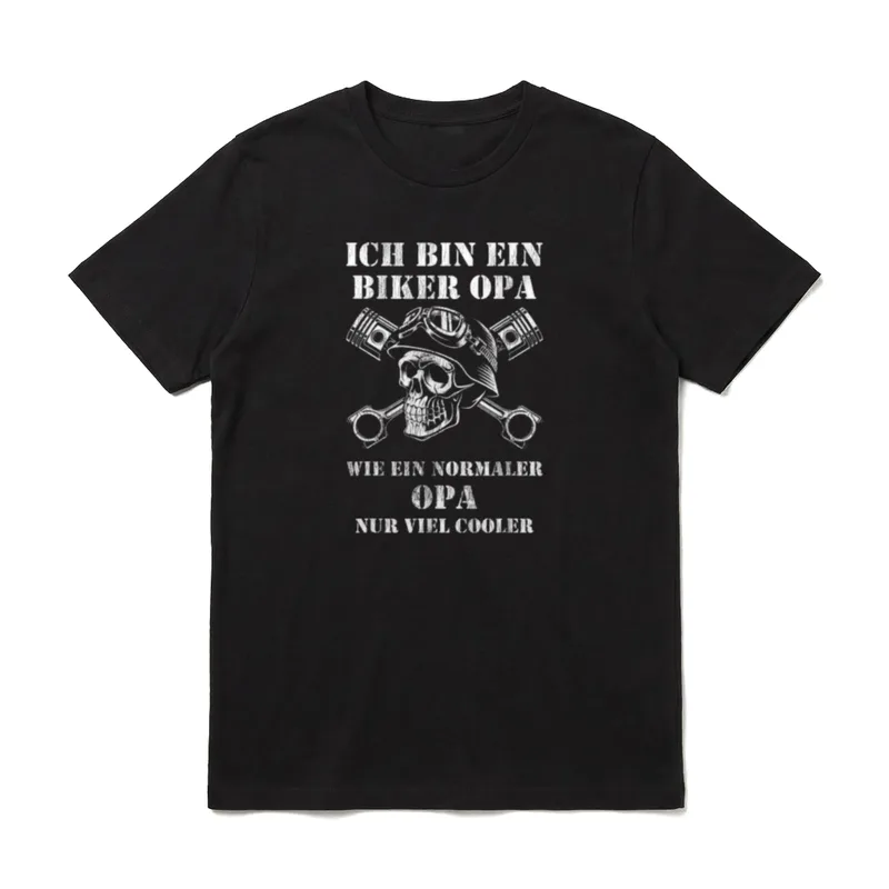 Ich bin ein Biker T-Shirt – Klassisches T-Shirt in Schwarz