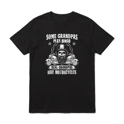 Einige Opas spielen Bingo T-Shirt – Klassisches T-Shirt in Schwarz