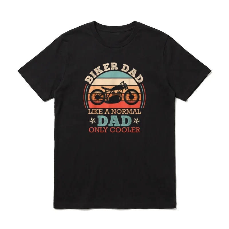 Biker Dad wie T-Shirt – Klassisches T-Shirt in Schwarz