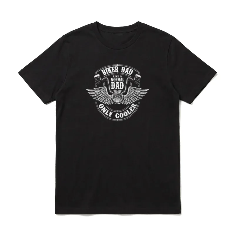 Motorrad Fahren Bike Papa T-Shirt – Klassisches T-Shirt in Schwarz