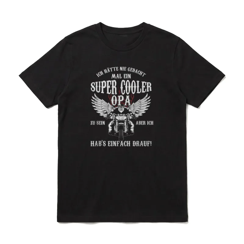 Opa 2020 Biker Motorrad T-Shirt – Klassisches T-Shirt in Schwarz