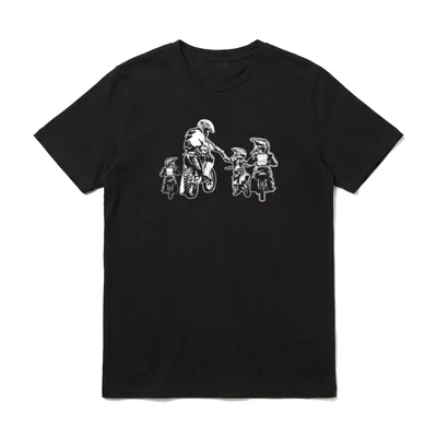Motocross Dirt Bike Dad Motorrad & Biker T-Shirt – Klassisches T-Shirt in Schwarz
