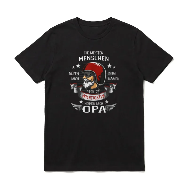 Die wichtigsten Menschen nennen T-Shirt – Klassisches T-Shirt in Schwarz