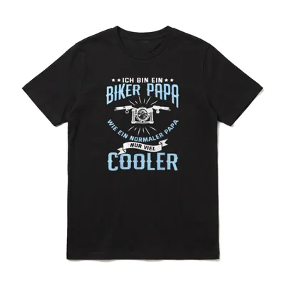 Lustig Motorrad Ich bin Motorrad & Biker T-Shirt – Klassisches T-Shirt in Schwarz