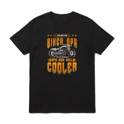 Lustig Motorrad Ich bin T-Shirt – Klassisches T-Shirt in Schwarz
