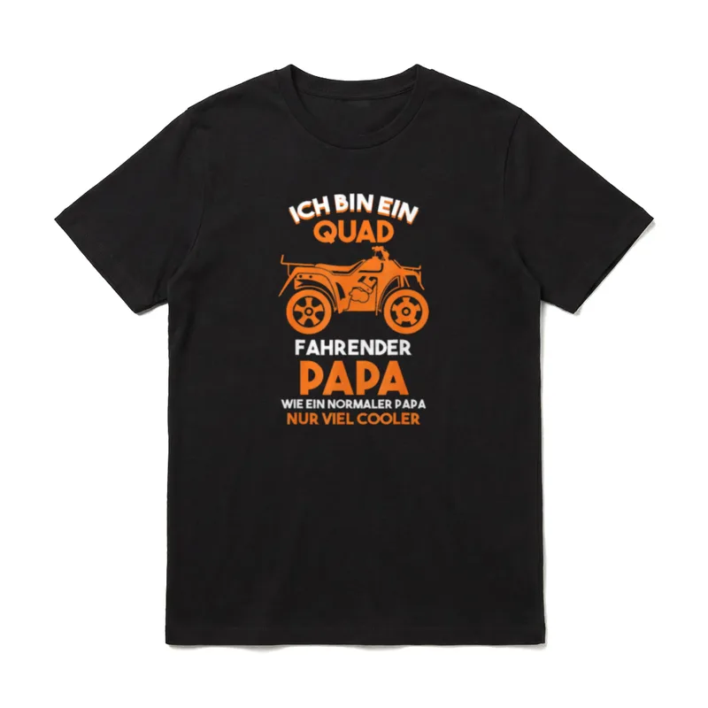 Quad Papa Quad Fahrer T-Shirt – Klassisches T-Shirt in Schwarz