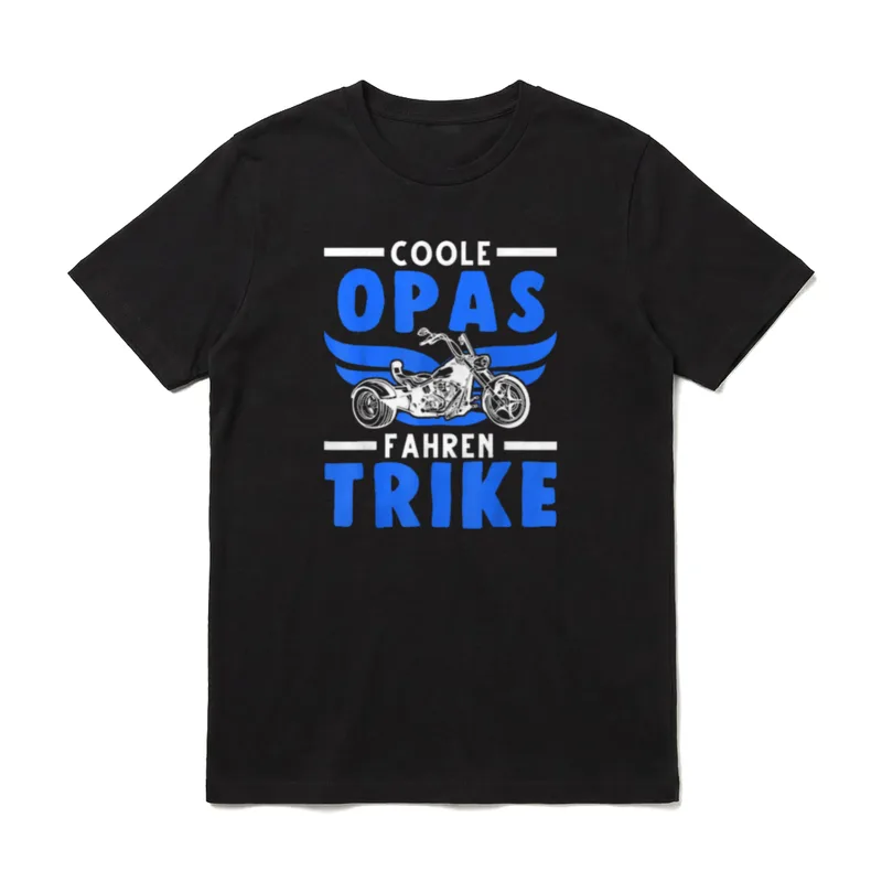 Coole Opas fahren Trike T-Shirt – Klassisches T-Shirt in Schwarz