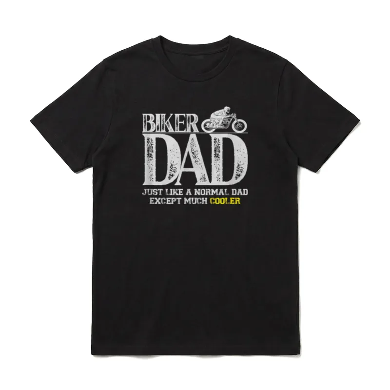 Biker Dad Motorrad Vater T-Shirt – Klassisches T-Shirt in Schwarz
