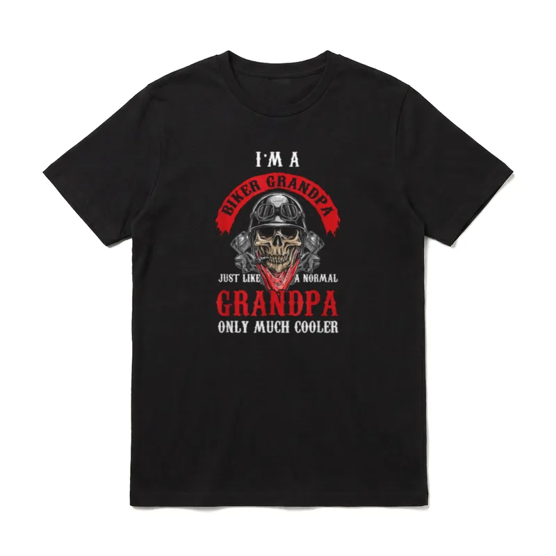 Biker Opa Autofahrer Großvater T-Shirt – Klassisches T-Shirt in Schwarz