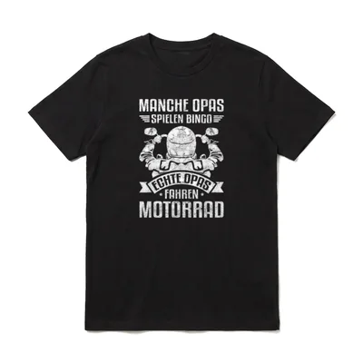 Manche Opas spielen Bingo T-Shirt – Klassisches T-Shirt in Schwarz